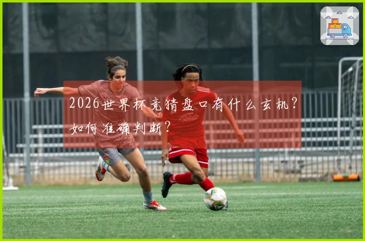 2026世界杯竞猜盘口有什么玄机？如何准确判断？
